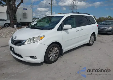 2011 Toyota Sienna Xle/Limited from USA, damaged, VIN 5TDDK3DC6BS029472